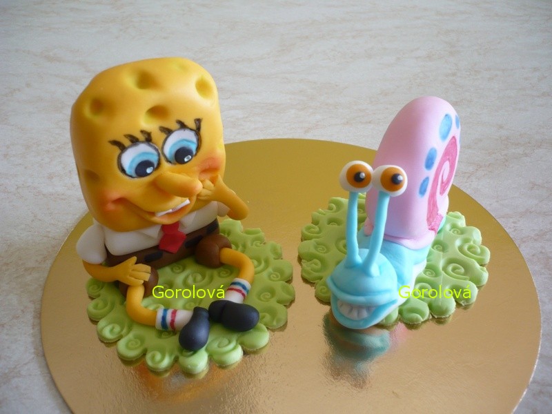 figurky Spongebob a Garry